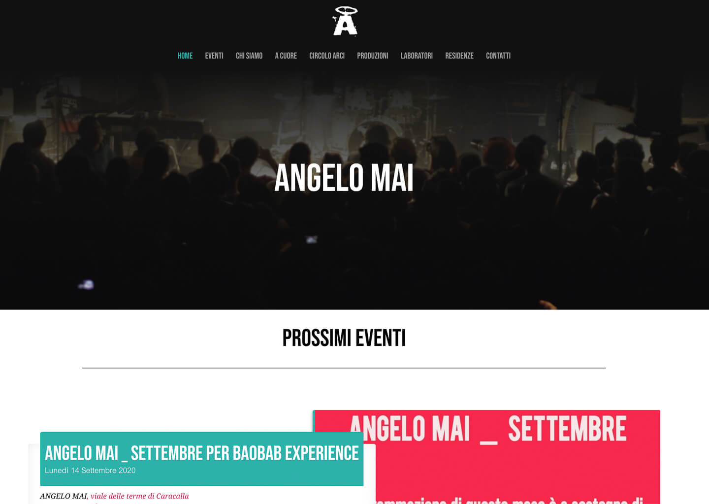 Homepage di angelomai.org